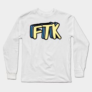 FTK For The Kids - Blue and Gold Long Sleeve T-Shirt